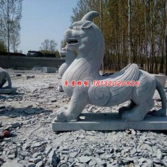 獨(dú)角獸石雕，法院門口石雕