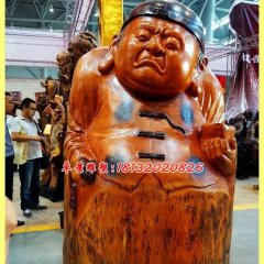 玻璃鋼財主雕塑，玻璃鋼人物雕塑