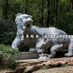 母子虎石雕，公園動物石雕
