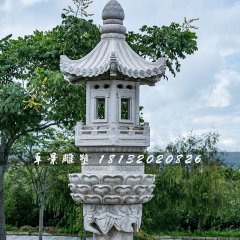 石燈雕塑，公園景觀石雕
