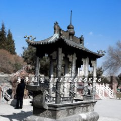 銅香爐，方形銅香爐