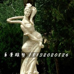 古代美女石雕，公園人物石雕