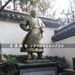 成吉思汗銅雕，古代人物銅雕