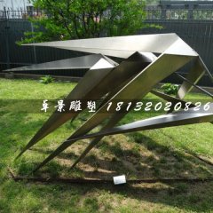 不銹鋼風(fēng)竹雕塑，公園景觀雕塑
