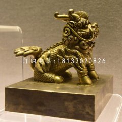 麒麟銅雕，鑄銅神獸雕塑