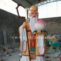 老壽星雕塑，玻璃鋼神仙
