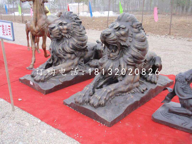 匯豐獅銅雕，銅雕西洋獅