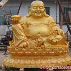 彌勒佛銅雕，招財(cái)彌勒佛銅雕